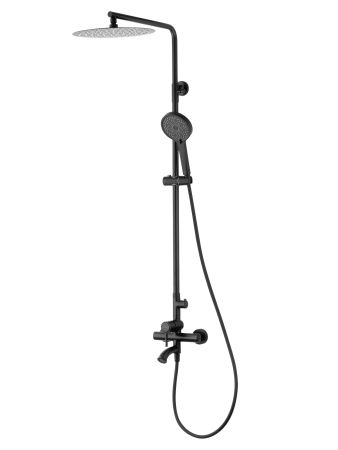 Душевая система WONZON & WOGHAND TOR, Черный матовый (WW-88047073-MB), артикул WW-88047073-MB