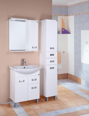 Тумба Onika Балтика 60 напольная, белая, с ящиком (ум. Балтика 60), артикул 106041