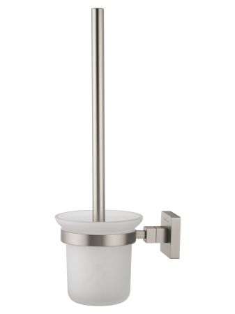 Туалетный ершик в комплекте WONZON & WOGHAND POLO, Брашированный никель (WW-8919-BN), артикул WW-8919-BN