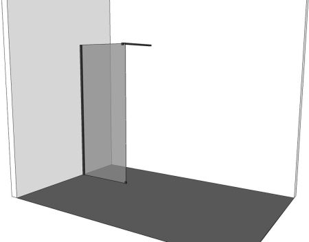 Душевая перегородка Allen Brau Infinity 1 140 3.21029.60 медь браш, артикул 3.21029.60