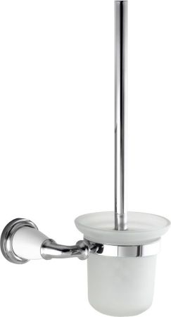 Sanibano Zafiro, настенный стеклянный ёрш, цвет хром, артикул H9900/10CR