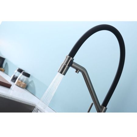 Смеситель для кухни с подключением фильтра Raglo R80.62.09, графит, артикул R80.62.09