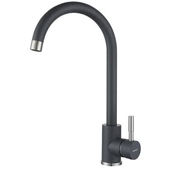 Смеситель для кухни GranFest Z-5410, темно-серый