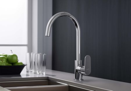 Смеситель для кухни AQUATEK AQ1282CR ОБЕРОН, артикул AQ1282CR