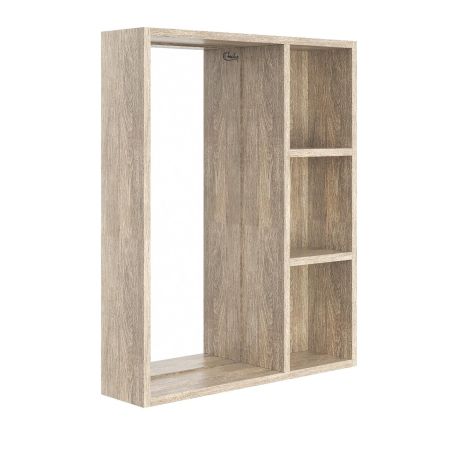 Шкаф-зеркало Onika Тимбер 60 дуб сонома, универсальный