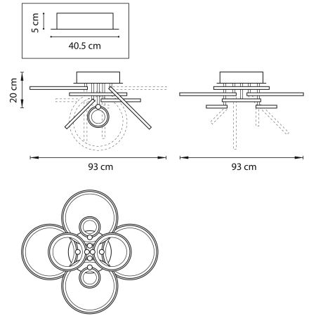 Люстра потолочная Breve Lightstar 749092, артикул 749092