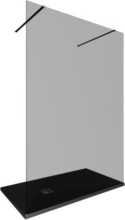 Душевая перегородка Allen Brau Infinity 2 140 3.21054.60.T медь браш, артикул 3.21054.60.T