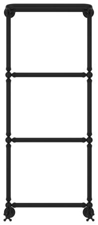 Полотенцесушитель, Сунержа, Ренессанс 1386, водяной, ширина, мм-572, глубина, мм-246, высота, мм-1333, межосевое расстояние-500, подключение-нижнее, мощность, Вт-339, присоединительный размер-НР G 1/2" / НР G 3/4" (эксцентрик), материал-нержавеющая сталь,, артикул 31-0281-1250