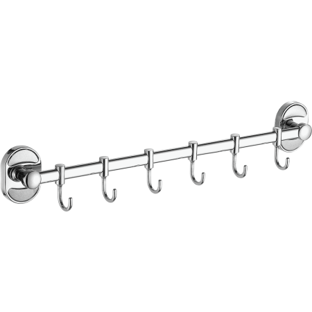 Планка с крючками для полотенец FASHUN A1915-6, хром