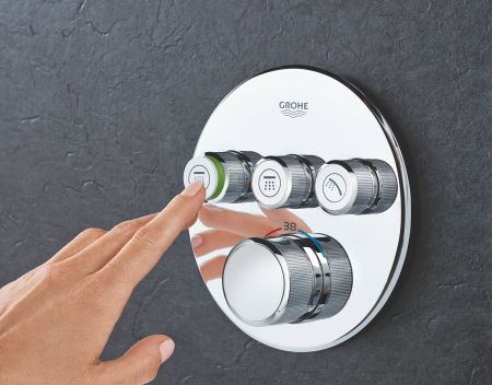 Термостат для душа GROHE GROHTHERM SMART CONTROL 29121000 (хром), шт, артикул 29121000