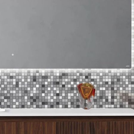 SALINI Зеркало для ванны OMBRA с LED подсветкой 1600х700х25 мм, влагостойкое AGC Сrystalvision, сенс выкл, крепления,обогрев, антизапот, артикул 27M021670BH