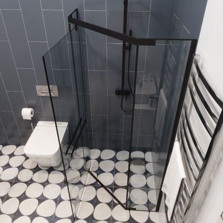 Ограждение CHIKA ZP101B душевое Cerutti SPA без поддона (100x100x195), артикул CHIKA ZP101B