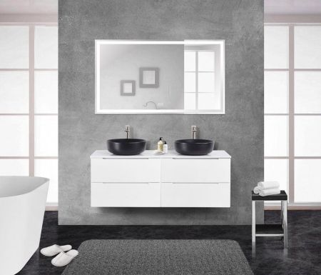 Мебель для ванной комнаты BELBAGNO ETNA-1400 со столешницей, артикул EK-140-2-BL