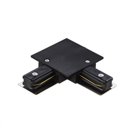 Соединитель L-образный однофазный для встраиваемых треков Barra Lightstar 501127, артикул 501127