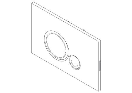 Кнопка смыва BelBagno SFERA, цвет-хром глянцевый, артикул BB015-SR-CHROME