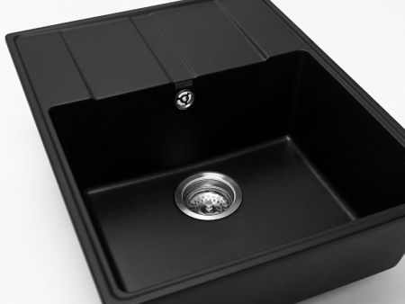 Кухонная мойка Grandex Aqua Topline 600315, черный металлик, артикул 600315