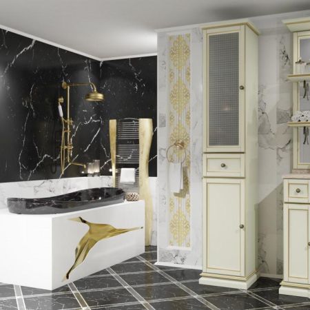 Пенал Корсо Оро левый Opadiris Слоновая кость, артикул 