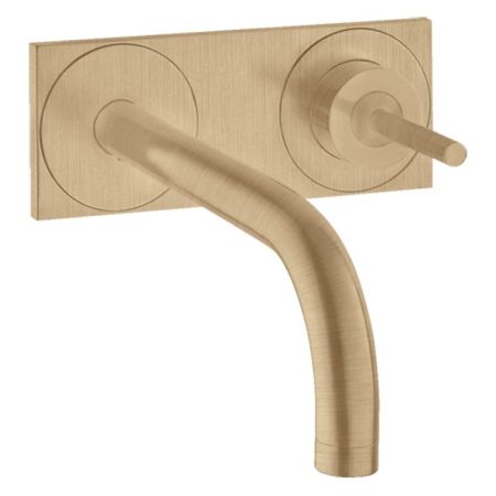 AX Uno² Смеситель для раковины , цвет шлифованная бронза, артикул 38112140