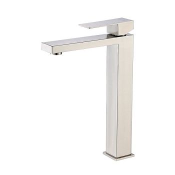 Смеситель для раковины высокий Shevanik S7011L, сатин