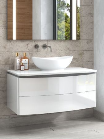 Тумба под раковину Vigo Cosmo 100 подвесная Белая