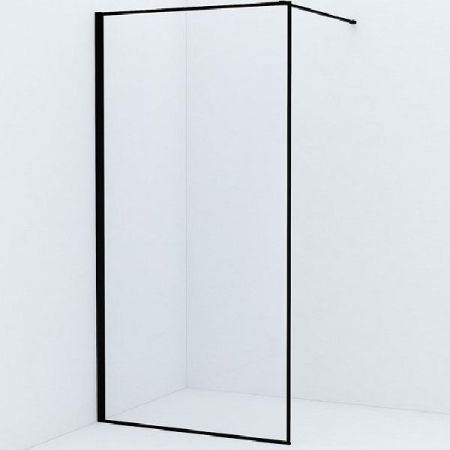 Душевая перегородка Iddis Slide SLI8BS9i23 90x195 профиль Черный стекло прозрачное, артикул SLI8BS9i23