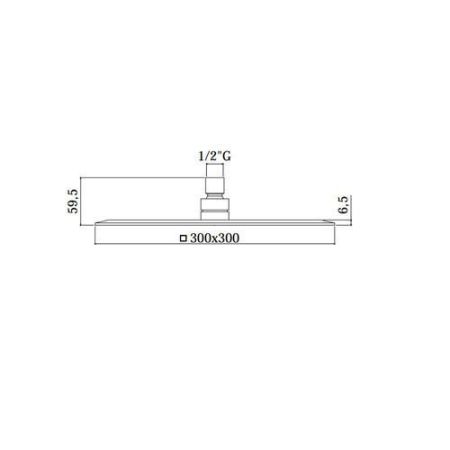 Верхний душ Paffoni Zanzibar ZSOF096CR хром, артикул ZSOF096CR