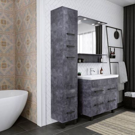 Пенал Бриклаер ЧИЛИ 35 см, цемент, артикул 4627125415197