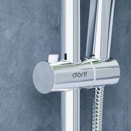 D0712000 Norma душевая система  с квадратными лейками, хром, артикул D0712000