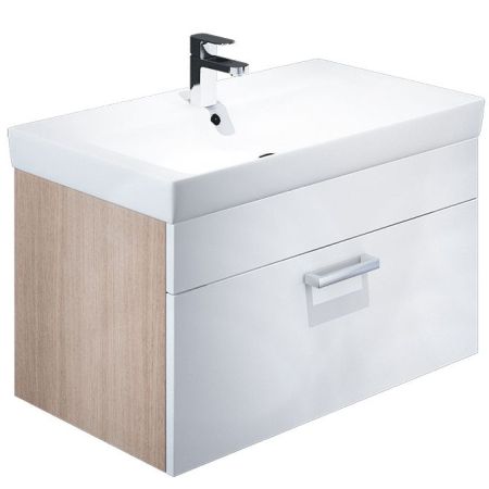 Тумба под раковину Iddis Mirro 80 MIR80W0i95 подвесная Белая Дерево, артикул MIR80W0i95