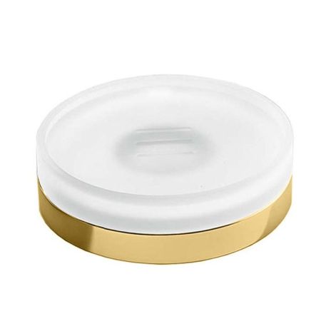 Colombo Nordic Мыльница настольная, цвет: PVD золото матовое/матовое стекло, артикул B5240.OM-VAN