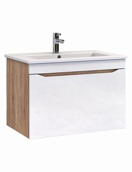 Тумба под раковину подвесная VIGO Grani tp.GRI.OSK.75.1Y дуб сонома, 75 см