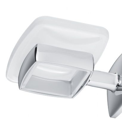 A9034200 Gem, Стеклянная мыльница с настенным держателем A9034200 Gem, Стеклянная мыльница с настенным держателем