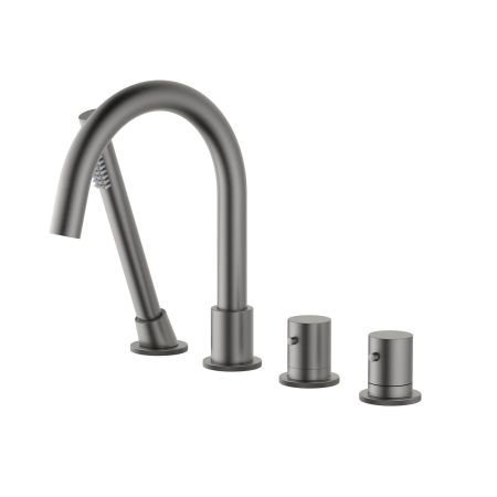 Смеситель для ванны с душем, врезной с термостатом Timo Saona 2330/18Y черное золото, артикул 2330/18Y