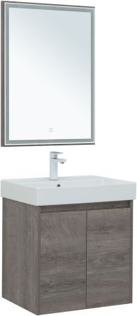 Мебель для ванной Aquanet Nova Lite 60 дуб рошелье (2 дверцы), артикул 00302533