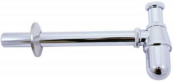 Сифон для умывальника диаметр 32мм с накидной гайкой 5/4" металл