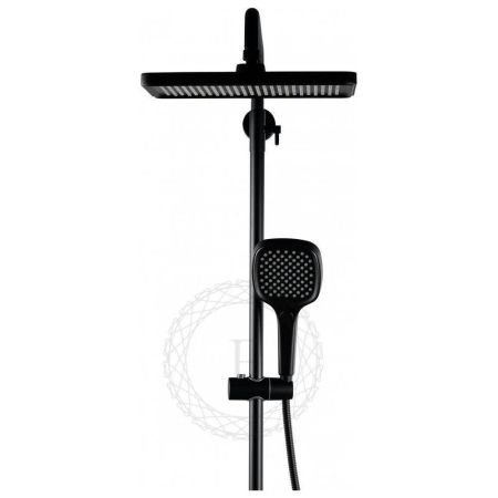 Душевая система FILARETE Retta FL2030BL, черный