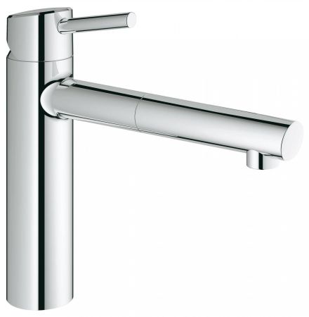Смеситель для кухни GROHE Concetto с выдвижным изливом, хром (31129001), артикул 31129001