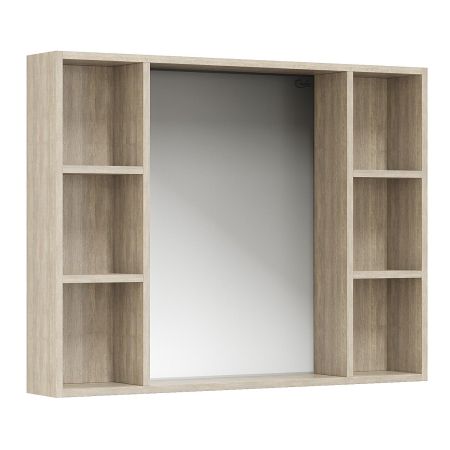 Шкаф-зеркало Onika Тимбер 100 дуб сонома, универсальный, артикул 210017
