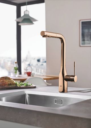 Смеситель для кухни GROHE Essence New, L-излив, тёплый закат глянец (30270DA0), артикул 30270DA0