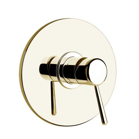 Gessi Goccia Встраиваемый однорычажный смеситель(внешние части), цвет: Gold CCP, артикул 44676#080