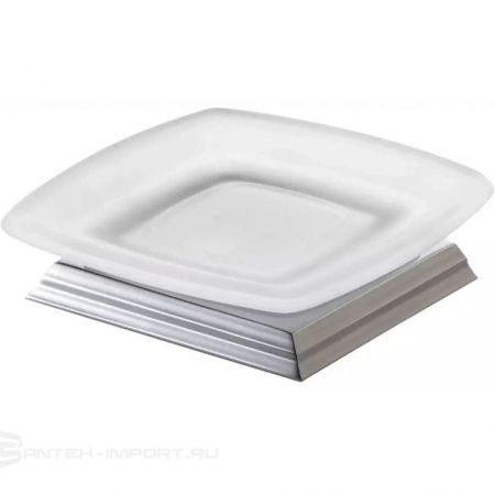 Мыльница Art&Max Zoe AM-G-6834D Хром Белый, артикул AM-G-6834D