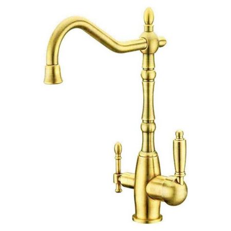 Смеситель для кухни ZorG Sanitary ZR 312 YF-33 BR LIGHT Бронза осветленная, артикул ZR 312 YF-33 BR LIGHT