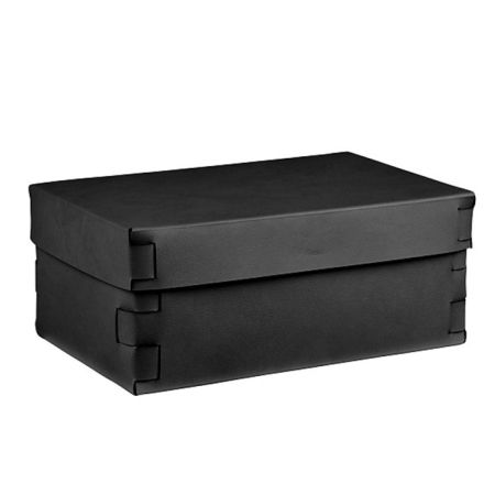 Colombo Adj Коробка Snob, 32x20H13,5 см, цвет: черный/серый, артикул BADJ3220-0103