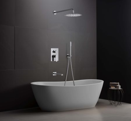 Set 4 в 1 душевой комплект AQUATEK AQ1273CR ОБЕРОН, артикул AQ1273CR