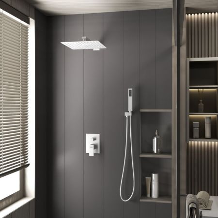 Душевая система для душа DK встраиваемая матовый белый  Bayern.Liszt (DA1515708A04), артикул DA1515708A04