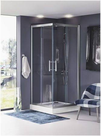 Душевой уголок Aquanet Delta Cube NPE1142 90x90, прозрачное стекло, артикул 00183212