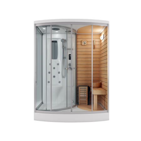 Сауна LESINA-R комбинированная 2в1 Cerutti SPA  1650x1100x2150 мм Сауна LESINA-R комбинированная 2в1 Cerutti SPA  1650x1100x2150 мм