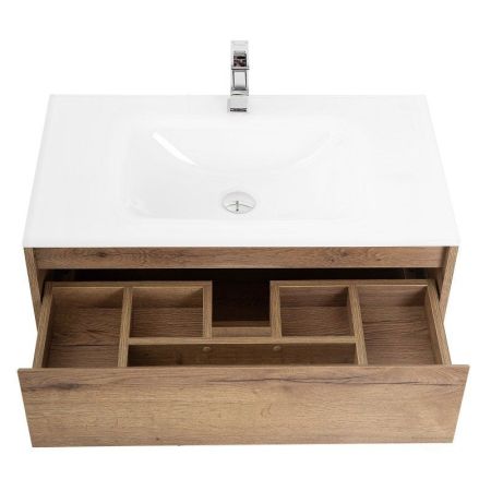 Мебель для ванной комнаты BELBAGNO KRAFT-900, артикул KEP-90-BO-W0