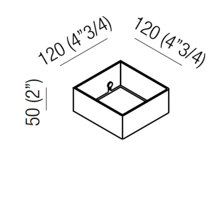 Agape 369 Полочка, цвет: глянец, артикул A369231A