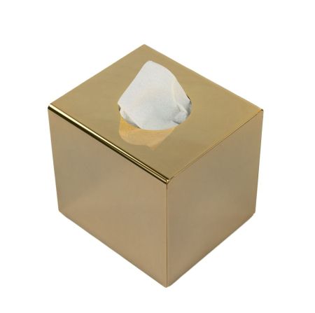 Stil Haus, емкость для бумажных салфеток, цвет золото, артикул 1122(16)